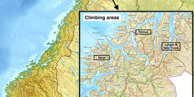 Tromsø નોર્વે નકશો